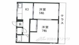 藤ハイツＣ棟間取り図面