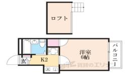 桜井第６マンション間取り図面