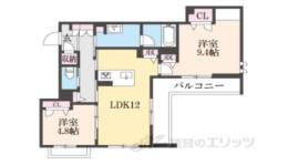 シャーメゾンエクセル間取り図面