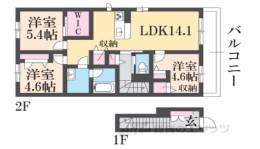 SHAMAISON GRASS間取り図面