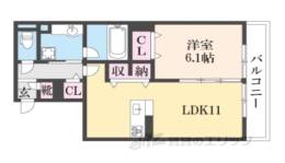クレリアB棟間取り図面