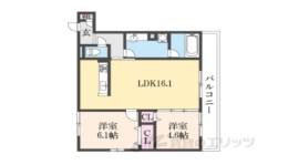 クレリアB棟間取り図面