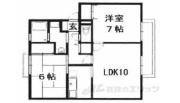 サンビレッジ学園前東坂G棟間取り図面