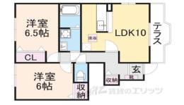 グリーン・ヴィラＢ間取り図面