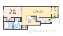 マーベラス　フチガキ１間取り図面