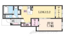 ボン・クール３間取り図面