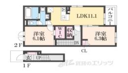 ボン・クール３間取り図面
