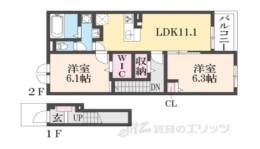 ボン・クール３間取り図面