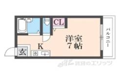 レオハイム津田1間取り図面