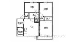 シャトーエクレールＣ間取り図面