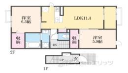 プレッソ・ロート５間取り図面