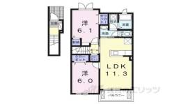 ウインドヒル神南１間取り図面