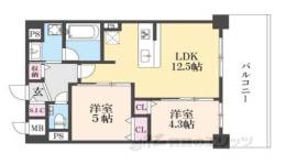 クオリア京都東山間取り図面