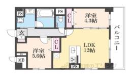 クオリア京都東山間取り図面