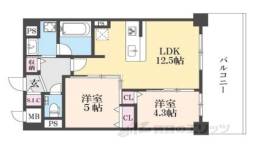 クオリア京都東山間取り図面
