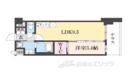 ソルテラス嵯峨嵐山間取り図面