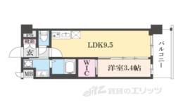 ソルテラス嵯峨嵐山間取り図面