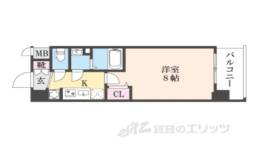 ソルテラス嵯峨嵐山間取り図面