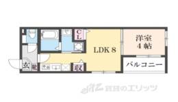 ムーンローズ椥辻間取り図面