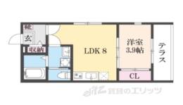 ムーンローズ椥辻間取り図面