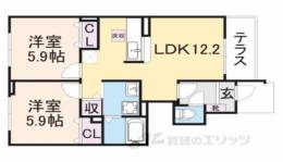 エスポワールアーク間取り図面