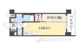 ソルテラス嵯峨嵐山間取り図面