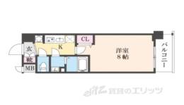 ソルテラス嵯峨嵐山間取り図面