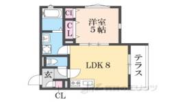 セレニティ池田Ａ棟間取り図面