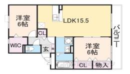 リビングタウン南生駒　Ｂ棟間取り図面