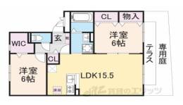 リビングタウン南生駒　Ｂ棟間取り図面