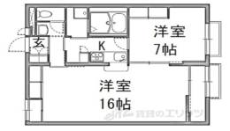 レオパレス城之内２間取り図面