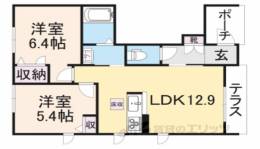 シャーメゾンリゾラ間取り図面