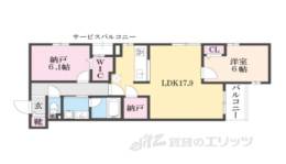 MAISON DE BORO御所南間取り図面