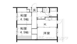 中登美第３団地Ｄ１０号棟間取り図面