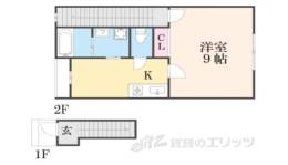 ＫＳコーポ宇川間取り図面