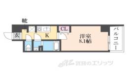 ｉｎｎｏｃｅｎｔＣｏｕｒｔ石山駅前間取り図面