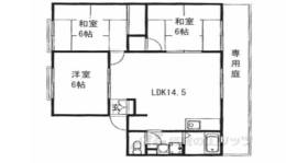 パークヒル枚方Ｄ棟間取り図面