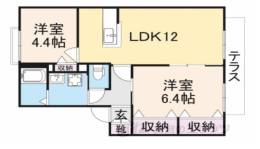 コンフォート小川間取り図面