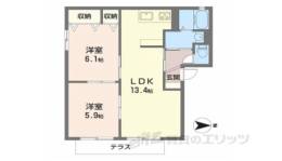 ヴィラ・ライスシャワーＢ間取り図面