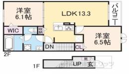グランコートヌクイ間取り図面