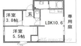 バンブーパインハイツＢ間取り図面