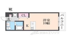 シャンテー御殿山２間取り図面