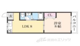 シャンテ―香里ケ丘３間取り図面