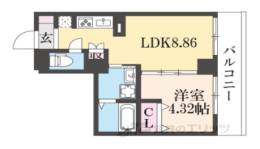 BROAD七条河原町RESIDENCE間取り図面
