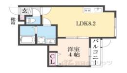 マナーズハウス京都八条口間取り図面