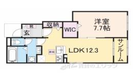 メゾンルミネ五個荘間取り図面