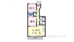 シャン・ド・フルール１番館間取り図面