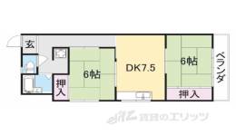 ナラコック三条ハイツ間取り図面