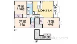 エアリースクエアＡ間取り図面