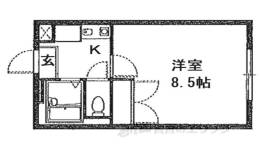 レオパレスルピナス・２間取り図面